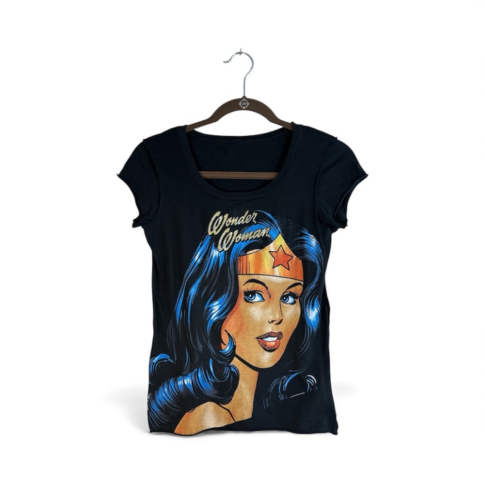 Wonder Woman DC Comics Black Tee